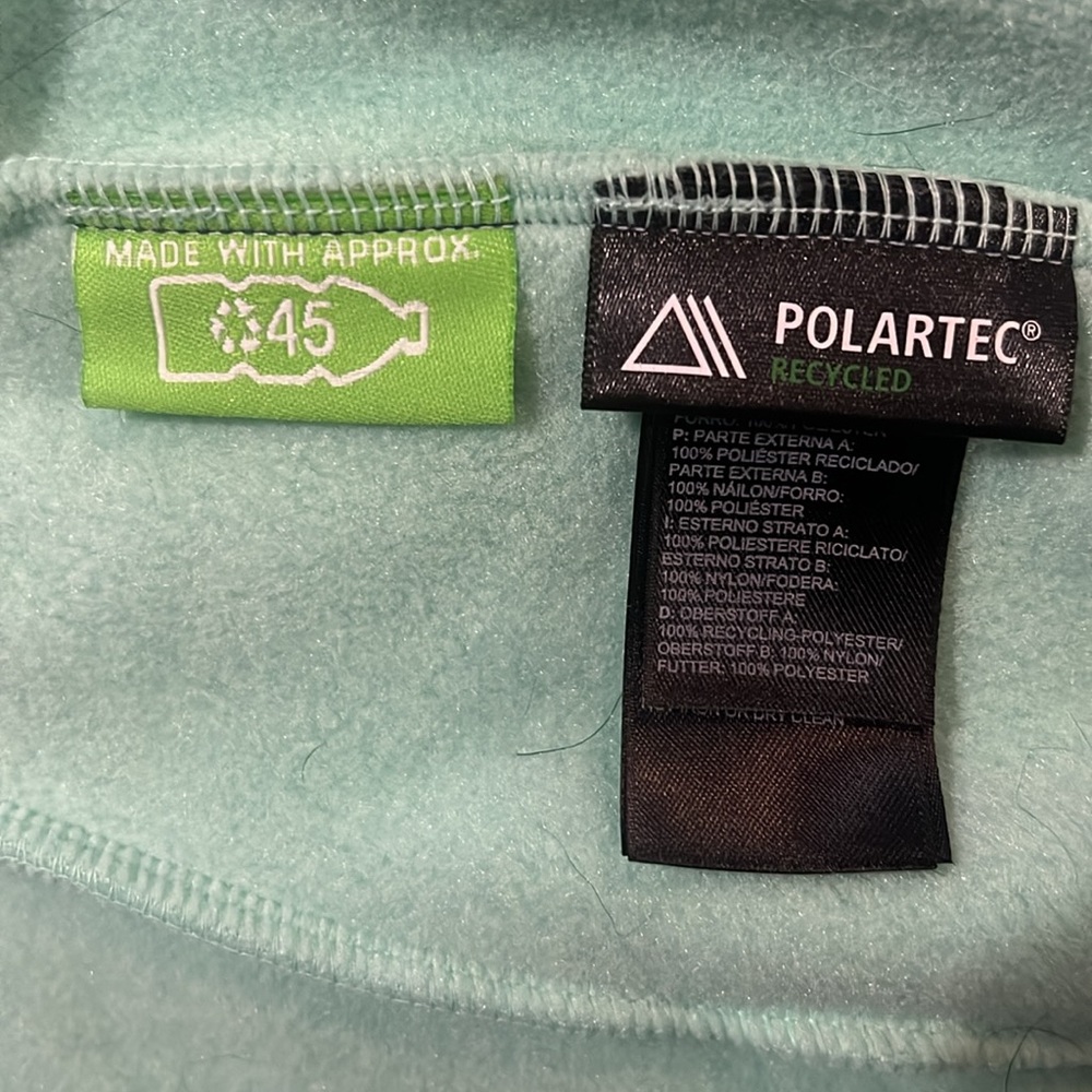 The North Face Fleece Polartec Jacket Size XS Green Purple Gorpcore Outdoors - Picture 7 of 7
